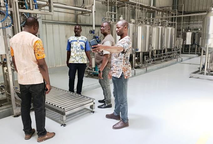 visite d'une unité de transformation de mangue à Niankologo